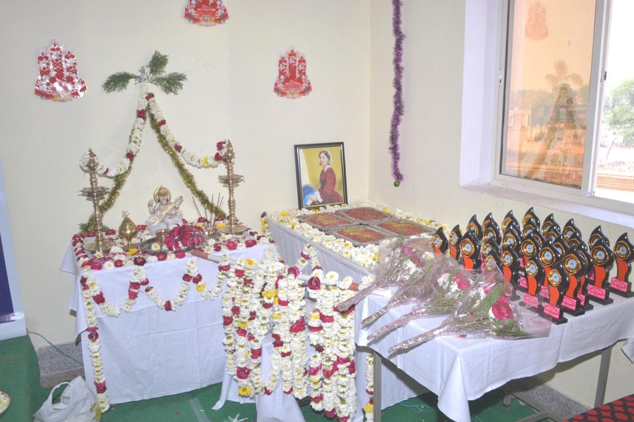 Saraswati puja celebration