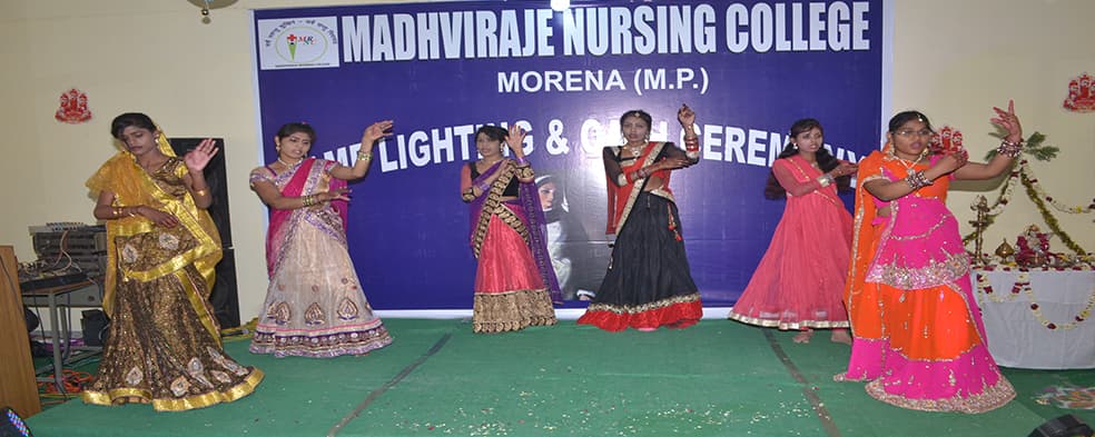 Cultural performance at the lamp lighting ceremony