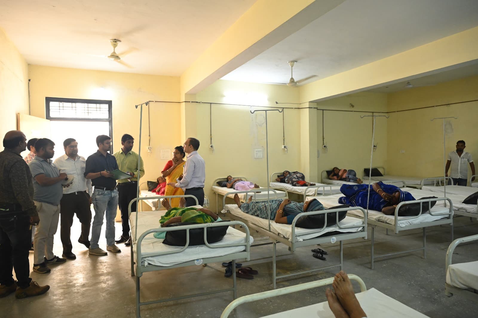 Clinical training in a hospital ward